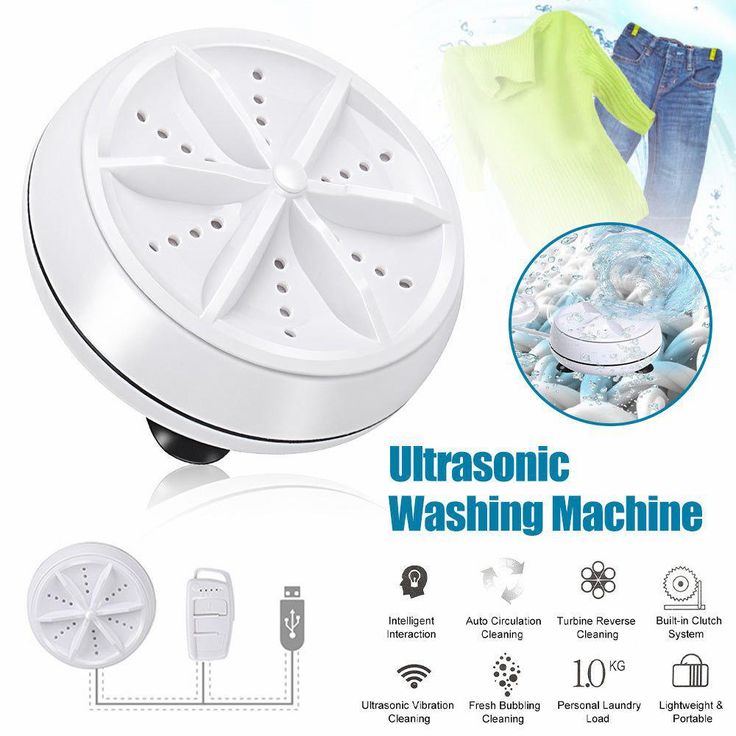 Portable Ultrasonic Mini Washing Machine
